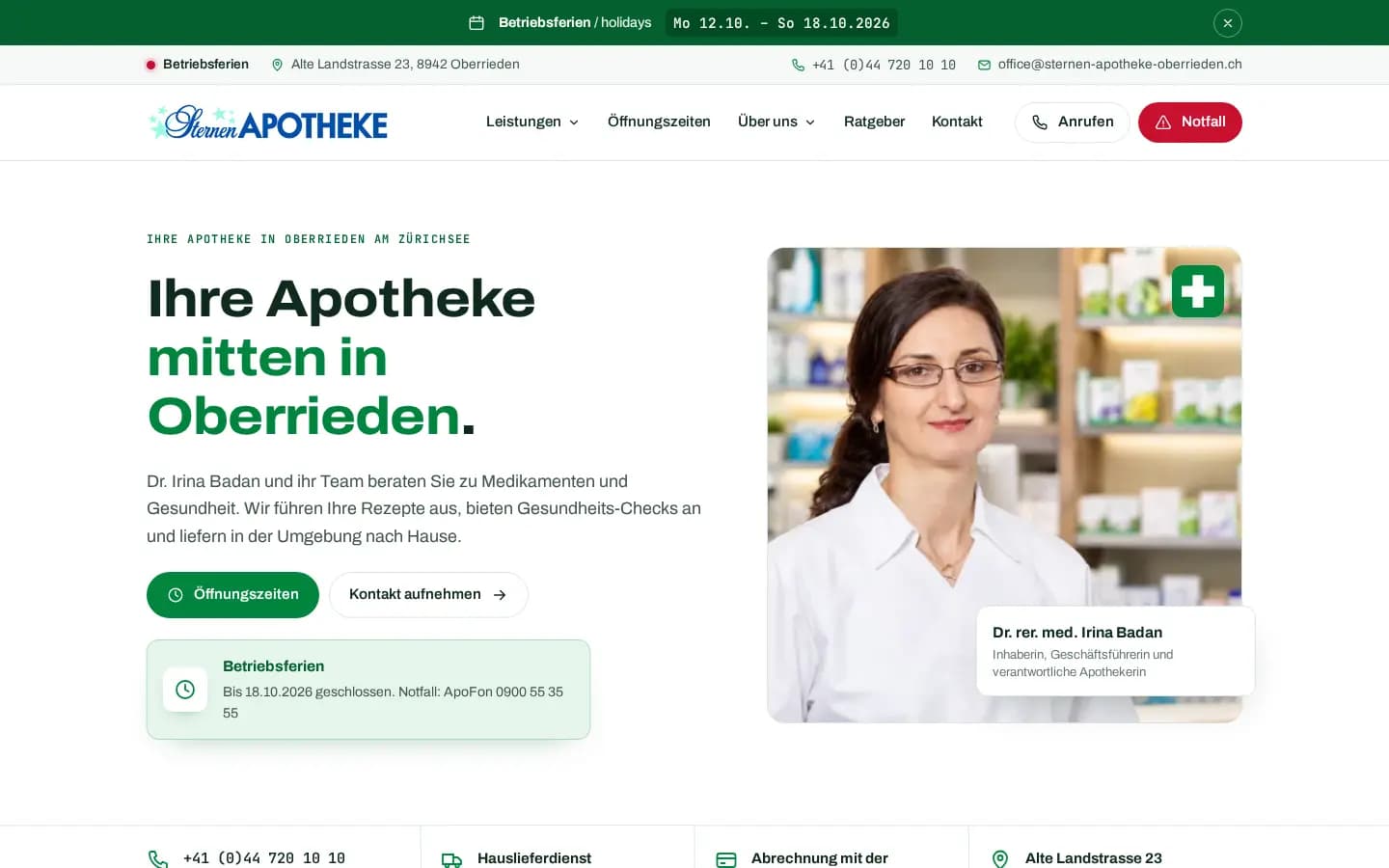 Sternen-Apotheke-Oberrieden.ch